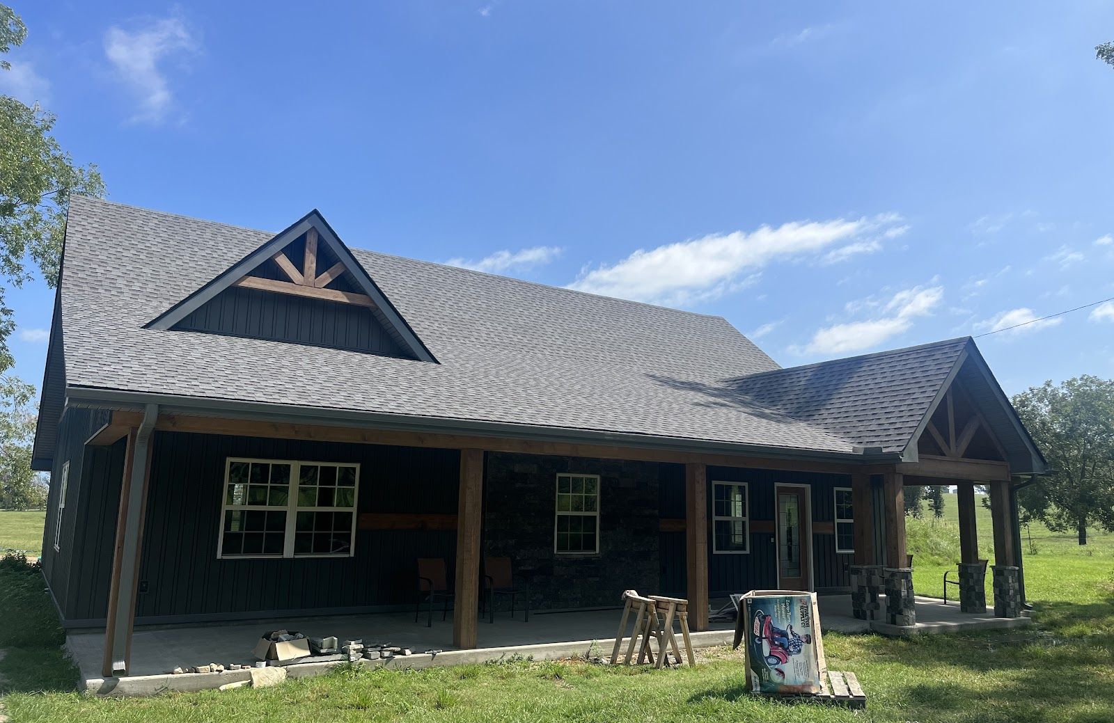 A completed Circle M Construction home